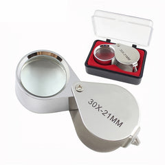 30X21, 20*21, 10*21 Glass Lens Jewelry Appraisal Magnifying Glass