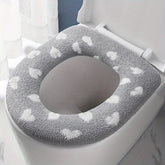 Cozy Knit Toilet Seat Cover - Warm, Elastic, and Washable for All Seasons