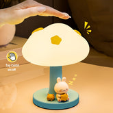 1 Cloud-Shaped USB Rechargeable Night Light with Touch Control - 3 Adjustable Brightness Levels, Indoor LED Desk Lamp for Bedroom, Living Room, Office, and Kids' Room, Relaxation Ambiance, Soft Glow, Relaxation Ambiance Lamp | Playful Design | USB Recharg