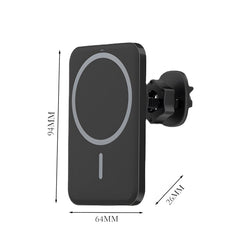 Magnetic Car Wireless Charger Phone Mount, Car Navigation Holder with Wireless Charging