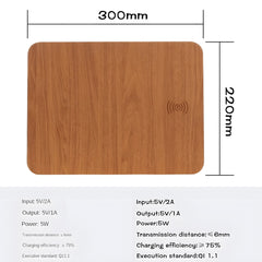 Wireless Charging Mouse Pad, Qi-Standard Compatible for Phone Wireless Charging