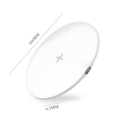 Chargeur sans fil rond minimaliste pour téléphone