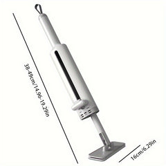 2-in-1 Mini Rotating Hands-Free Flat Mop and Cleaning Brush Set: Versatile Dry and Wet Cleaning Tool Kit for Home