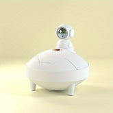 The Ultimate 290ML Portable Cool Mist Humidifier with Sunset Lamp and Astronaut Design