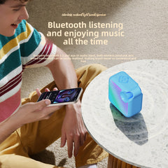 2025 new x711 colorful light 5w power bass convenient wireless bluetooth speaker desktop audio cross-border explosion