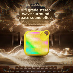 2025 new x711 colorful light 5w power bass convenient wireless bluetooth speaker desktop audio cross-border explosion