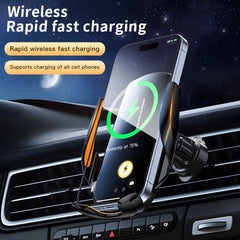 15W Fast Wireless Car Charger Phone Mount with Automatic Sensing
