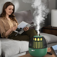 200ml Ultrasonic Cool Mist Air Humidifier - Silent Operation for Indoor, Car, Office Use - Ambient Night Light
