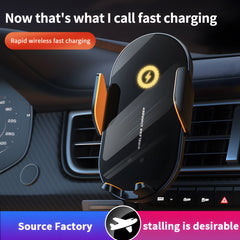 15W Magnetic Car Mount Wireless Charger, Automatic Clasp and Release