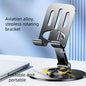 360° Rotating Metal Phone Stand - Premium Mechanical Desktop & Tablet Holder - Foldable Design - Ideal for Streaming & Entertainment - Wholesale Bulk Supply