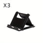 Minimalist Desktop Phone Stand - Adjustable & Foldable Design - Essential Lazy Holder - Portable Smartphone Stand