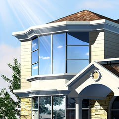 1 Roll Heat Insulation Window Film for Office & Home - Anti-Peeping Privacy, Protection & Sunshade, One-Way View, Easy & Stick PET Film, 2mil Thick Contemporary Design, Privacy Window Film, Architectural Integration, Durable Adhesive