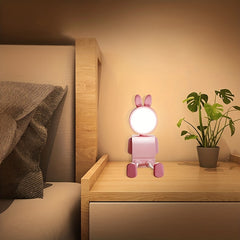 Novel Cute Animal Mini Night Lights - DIY Desk Lamps & Reading Lights; Creative Bedroom and Study Decor; Brain-Teaser Toys