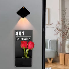 Lámpara LED magnética autoadhesiva con sensor de movimiento "Pez Diablo", sin clavos: multifuncional para armarios.