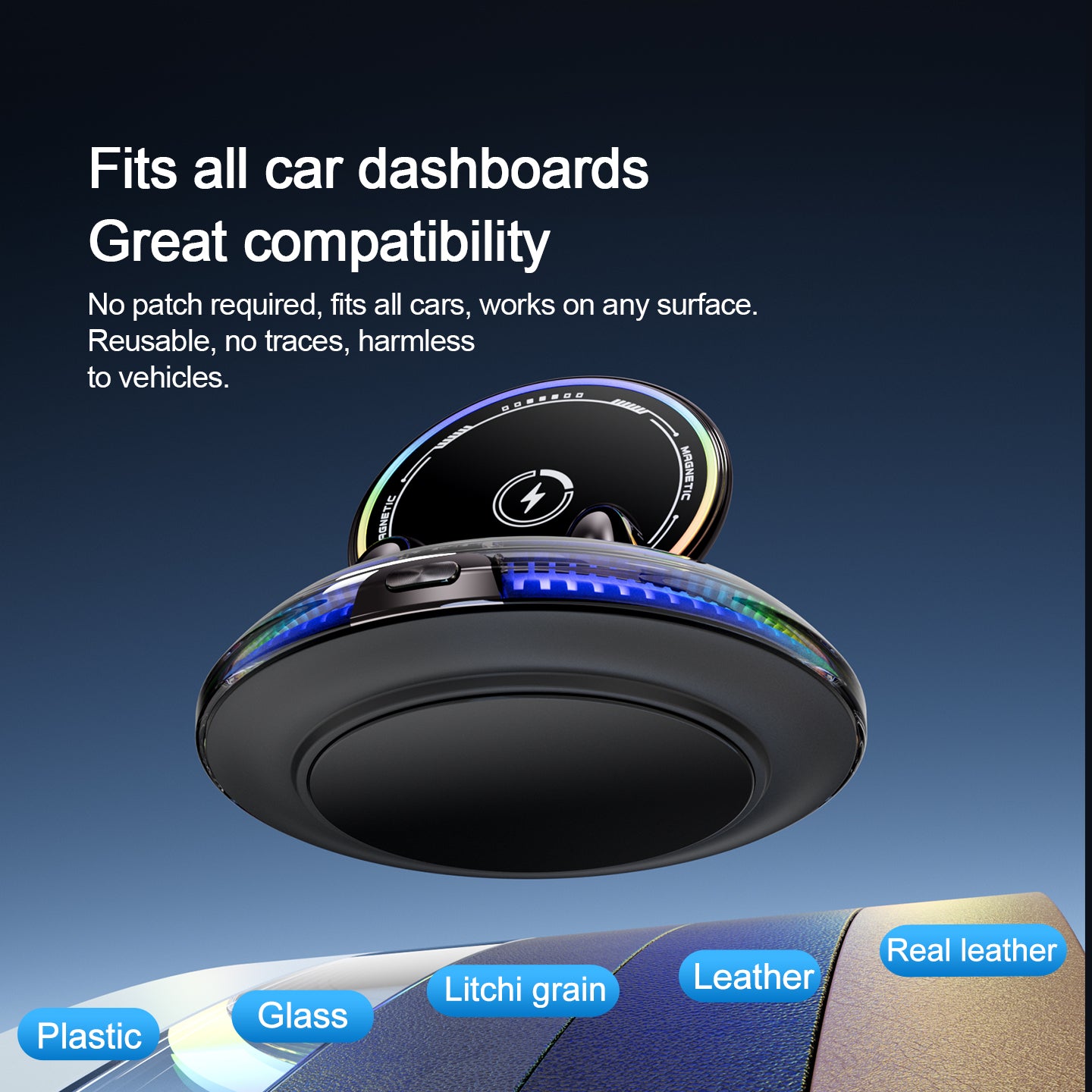 SD40 adjustable wireless charging phone holder for cars