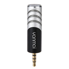 R1 Rotatable Mini Condenser Microphone for Mobile Phone Interviewing Recording