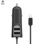 Cargador de coche Baseus 2.1A Dual USB 5V 5.5A de carga rápida 