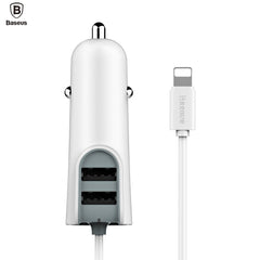 Cargador de coche Baseus 2.1A Dual USB 5V 5.5A de carga rápida 