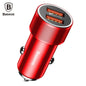 Chargeur de voiture Baseus BSC - C15K à petite vis double USB QC3.0 