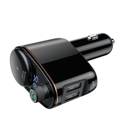 Cargador USB dual para vehículo Baseus S-06 con Bluetooth y MP3 