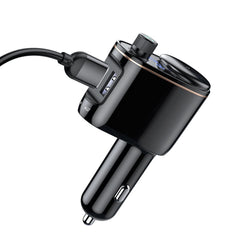 Cargador USB dual para vehículo Baseus S-06 con Bluetooth y MP3 