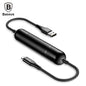 Cargador portátil Baseus 2 en 1 con cable de 8 pines, 2,4 A y 1,2 m 