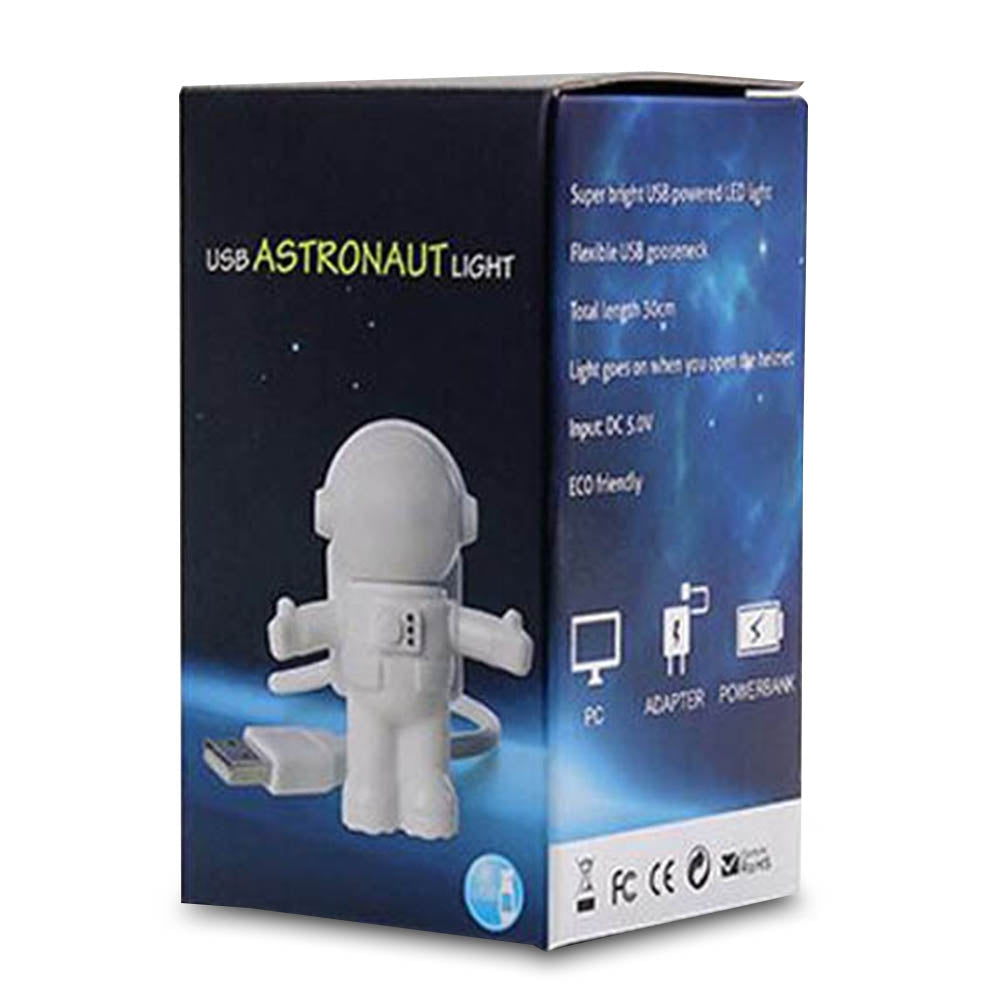 Night Light Spaceman Metal Hose USB 5V Eye Protection Lamp 