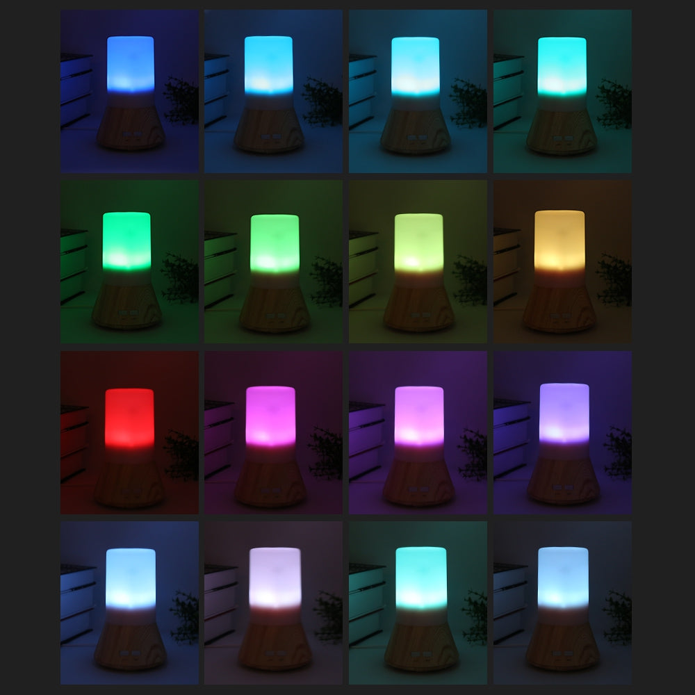 Wood Grain Air Humidifier Bluetooth Audio with Light 