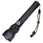 P50 Strong Photoelectric Display High Power Lamp Telescopic Zoom Waterproof LED USB Flashlight