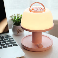 Lámpara de mesa NL102 con luz nocturna portátil 3D con proyección de carga USB y cambio de color, ideal como regalo 