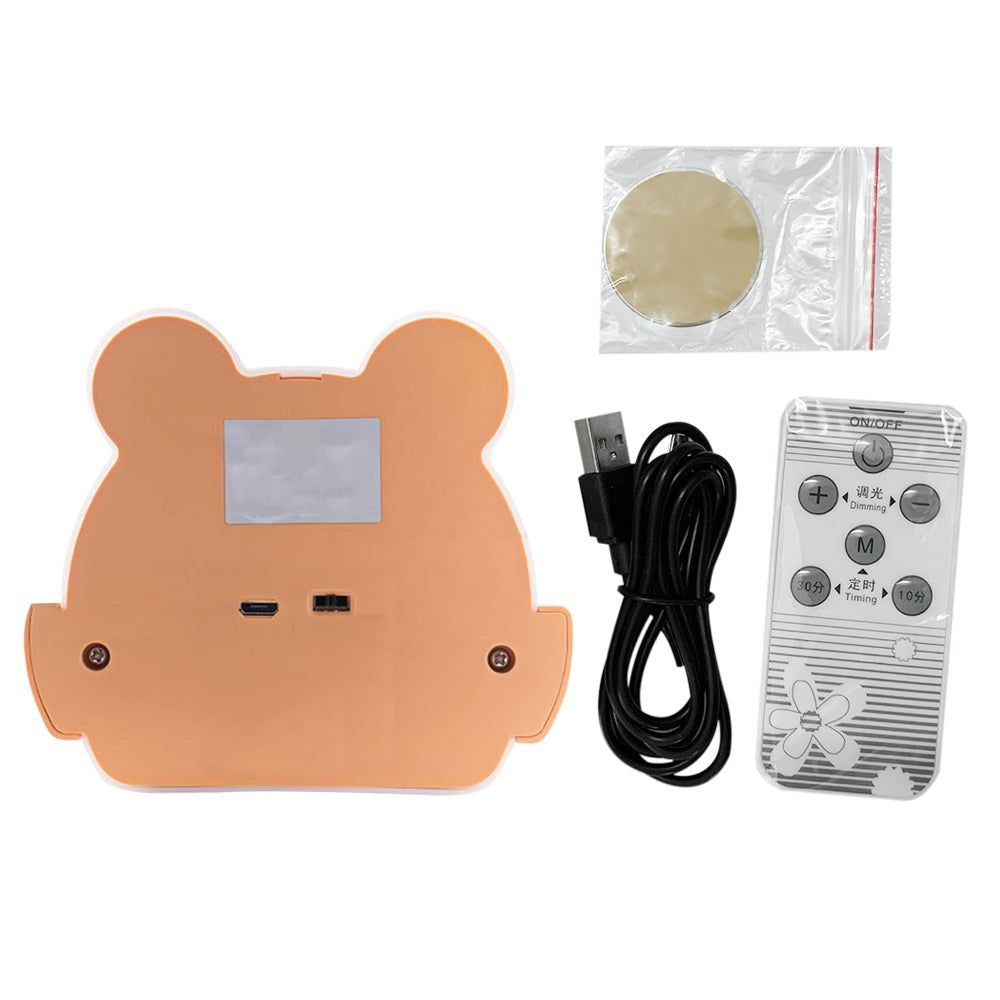 USB Charging LED Night Light Bear Stepless Dimming with Remote Control 