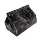 Nordic Leather Corrugated Tissue Box Marble Grain