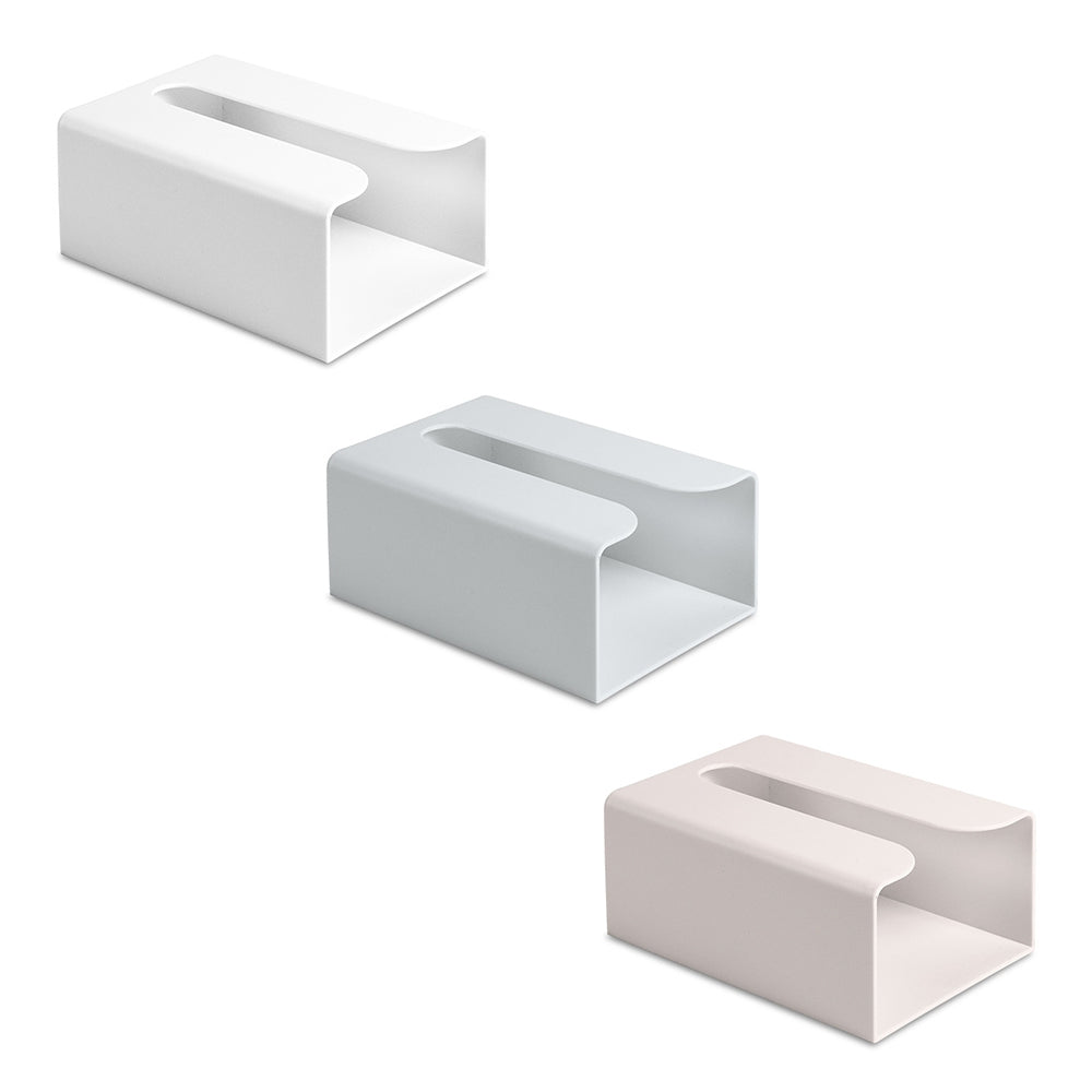 Plastic Tissue Box Wall-mounted Solid Color Paper Holder