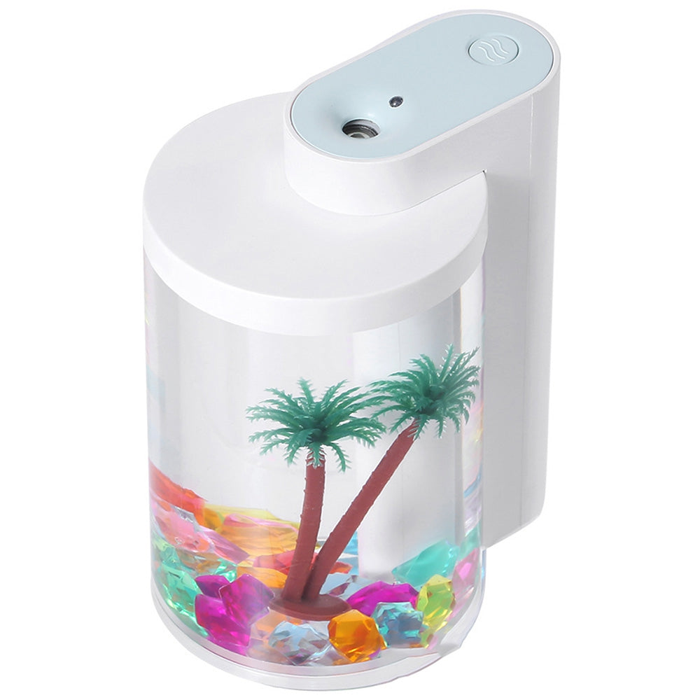 260mL USB Desktop Humidifier with Night Light and Continuous or Intermittent Mist
