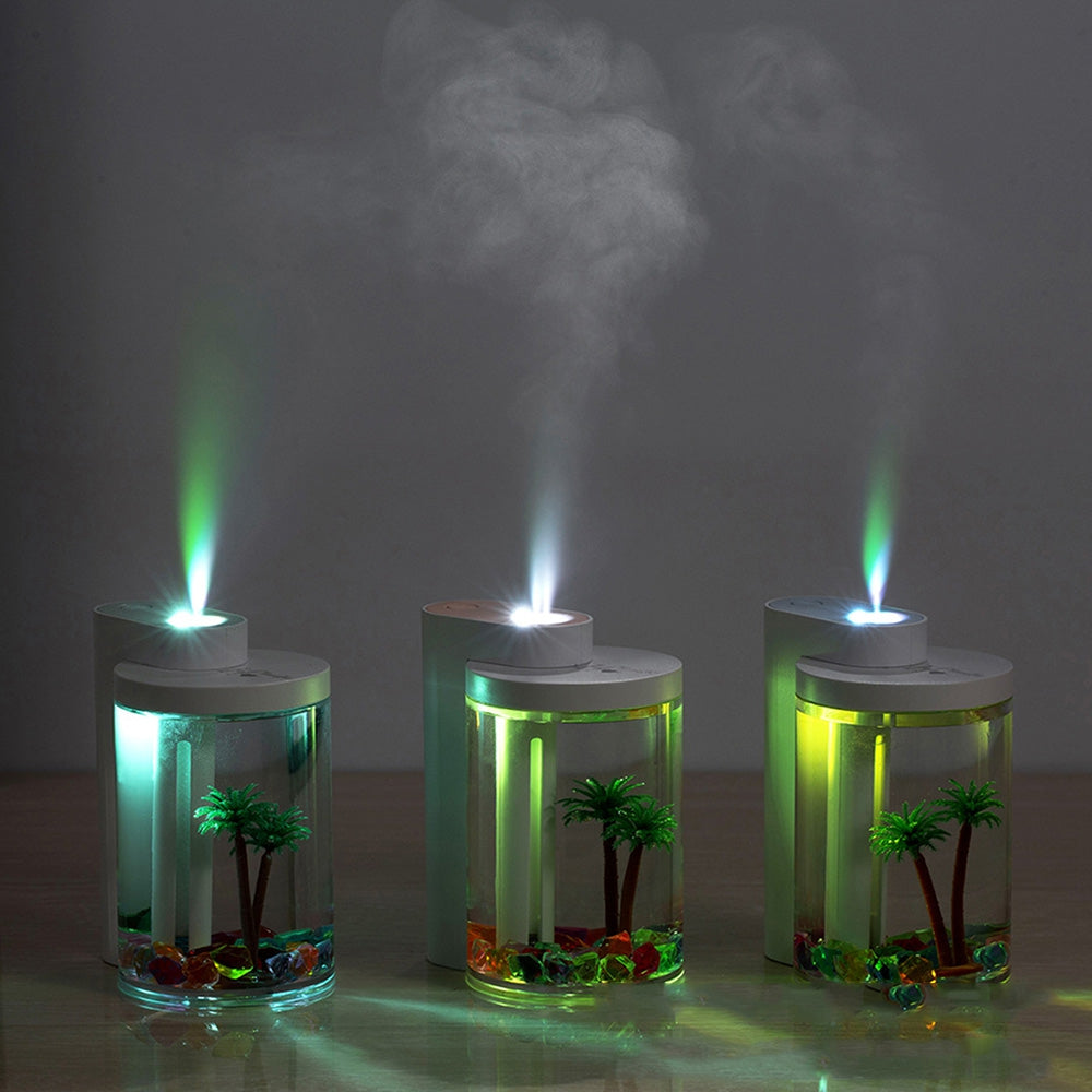 USB Charging Humidifier Household Air Atomizer Night Light for Office Desktop Car