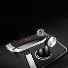 Lecteur MP3 Bluetooth pour voiture BBL02, transmetteur FM sans fil, chargeur USB 