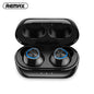 REMAX TWS - 16 Wireless Bluetooth Earphones with 220mAh Charging Compartment 