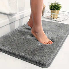 1pc Thickened Ultra-Fine Fiber Plush Soft Comfortable Bathroom Rug, Absorbent Non-Slip Mat for Bedroom Living Room Kitchen Toilet Floor Carpet, Bedroom Carpet, Geometric Pattern, Durable Backing, Thickened Rug, Apartment Living