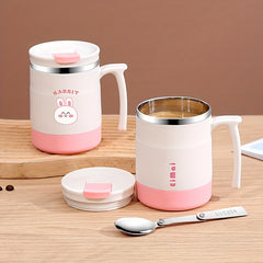 17oz 304 Stainless Steel Double-Walled Insulated Travel Coffee Mug, Tumbler with Lid, Ultimate Office Companion for Hot/Cold Coffee & Tea