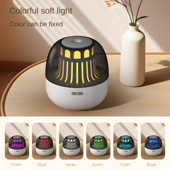 200ml Ultrasonic Cool Mist Air Humidifier - Silent Operation for Indoor, Car, Office Use - Ambient Night Light