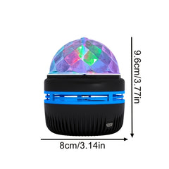 LED Crystal Projection Lights Rotating Atmosphere Lights, Family Gatherings Party Holiday Christmas Gifts