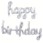 1 Set Of Conjoined Letters Happy Birthday Aluminum Foil Balloon Happy Birthday Aluminum Foil Balloon, Halloween Decorations, Christmas Decorations, Themed Balloons, Chrome Balloons for Birthday, Reusable Balloon Garland, Halloween Foil Balloons, Balloon S