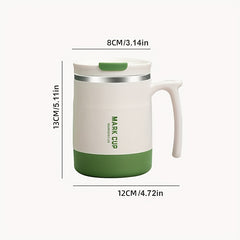 17oz 304 Stainless Steel Double-Walled Insulated Travel Coffee Mug, Tumbler with Lid, Ultimate Office Companion for Hot/Cold Coffee & Tea