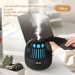 200ml Ultrasonic Cool Mist Air Humidifier - Silent Operation for Indoor, Car, Office Use - Ambient Night Light