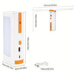 2400mAh Multi-Functional Foldable Outdoor Light: The Ultimate Camping Lantern for Christmas Outdoor Home Lighting