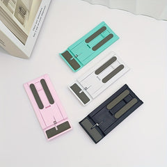 Portable Desktop Phone Stand - Foldable & Easy to Store - 6 Adjustable Viewing Angles - Universal Smartphone Holder