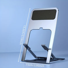 Aluminum Alloy Foldable Desktop Stands - Portable & Adjustable Lazy Holder - Universal for Smartphones & Tablets - Ideal for Live Streaming - Wholesale Bulk Supply