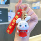 New Year Spring Festival Rabbit Keychain Key Chain Key Ring