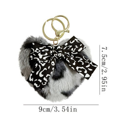 Llavero de coche de peluche con forma de amor, llavero, llavero, mochila, colgante de bolso escolar, fiesta de San Valentín