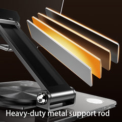 Acrylic Tablet Stand - Foldable & Rotatable Multi-Functional Desktop Holder - Compatible with Smartphones & Tablets - Wholesale Bulk Supply